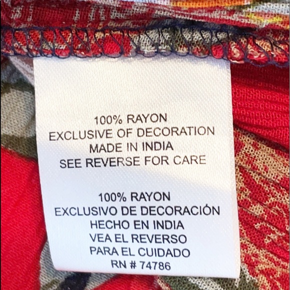 Boho Peasant Top (S) - Picture 9 of 9